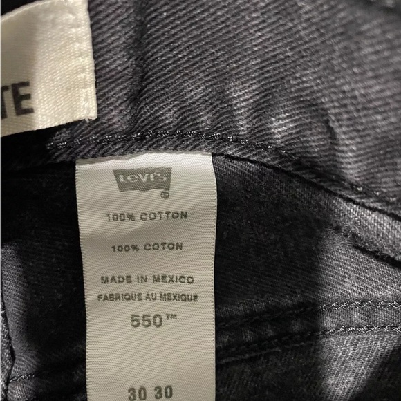 Vintage Men’s Jeans CALVIN KLEIN & LEVIS 550 *Adult Size 30* Black & Gray Denim - Picture 10 of 12